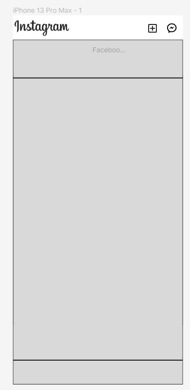 Figma insta header design