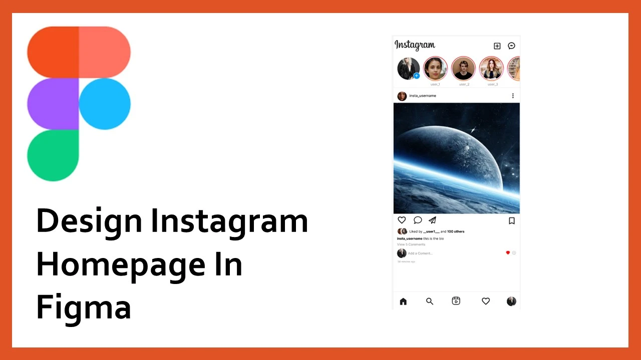 Figma: Designing Instagram Homepage